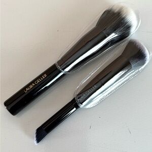 LAURA GELLER FULL FACE POWDER BRUSH + DUAL ENDED CONCEALER/FOUNDATION BRUSH